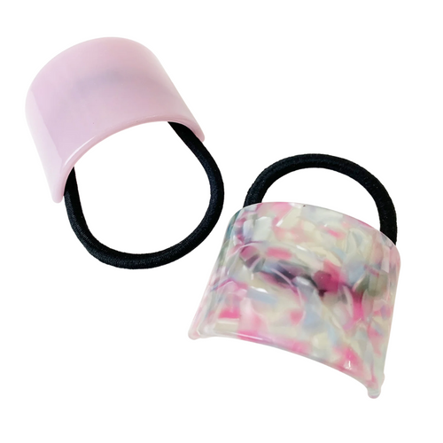 Resin Charm Hair Elastics