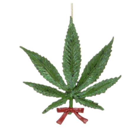Cannabis Leaf Ornament