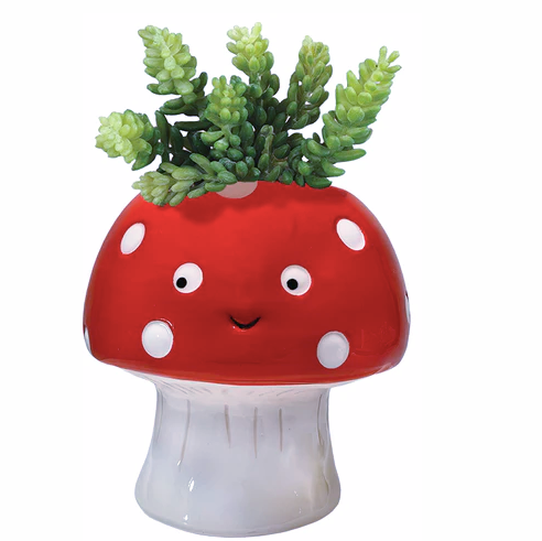 Kawaii Mushroom Planter