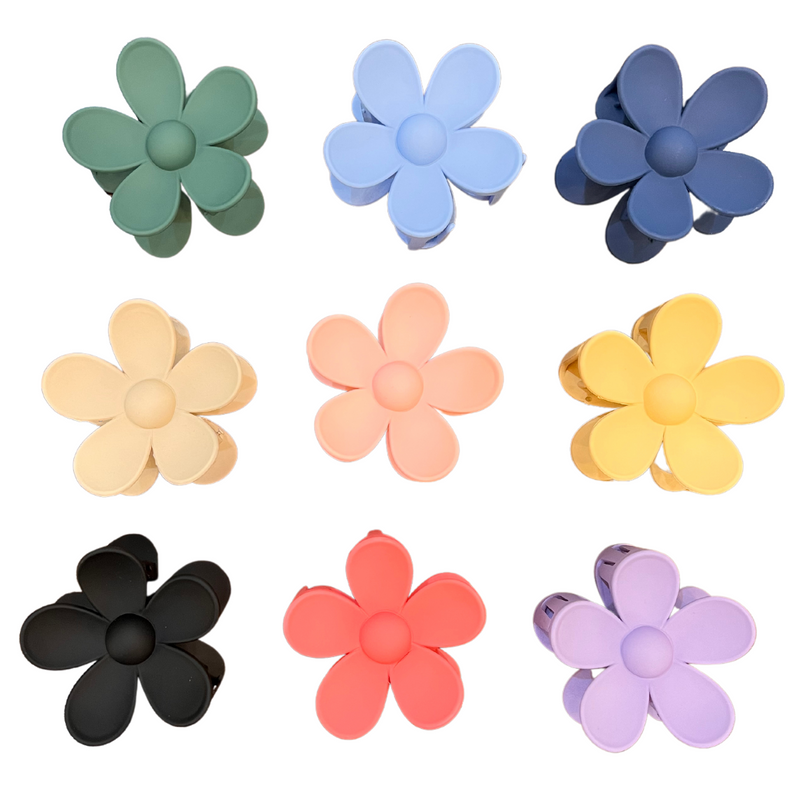 Flower Power Claw Clips
