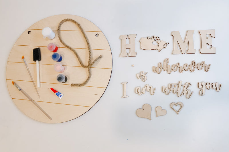 HOME is With You Sign Kit