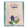 Stained Glass House & Clothesline Ornaments by La Brise