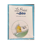 Stained Glass House & Clothesline Ornaments by La Brise