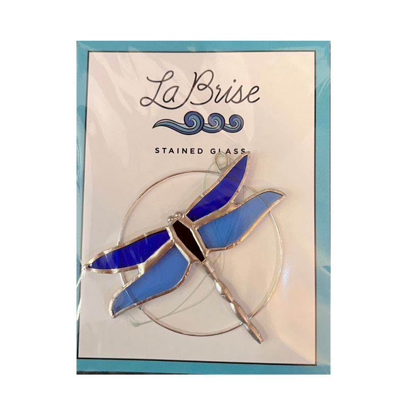 Stained Glass Dragonfly Ornaments by La Brise