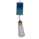 Stained Glass Driftwood Mobile by La Brise