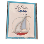 Stained Glass Sailboat Ornaments by La Brise