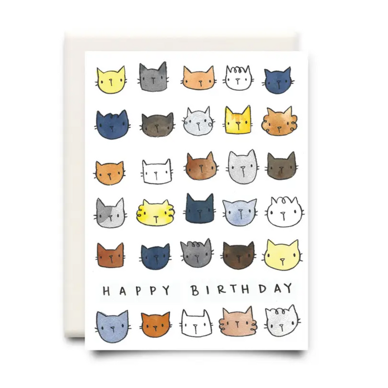 Happy Birthday (Cats) Card