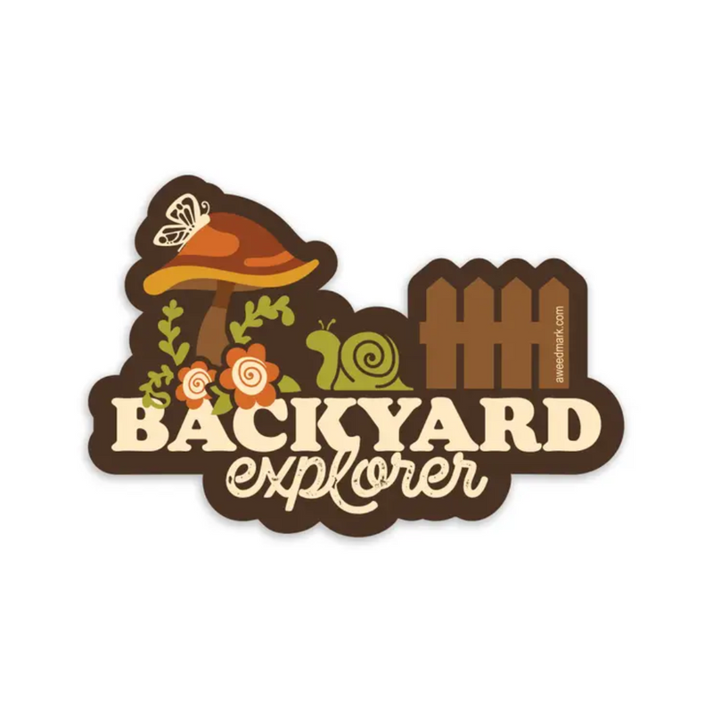 Backyard Explorer Sticker